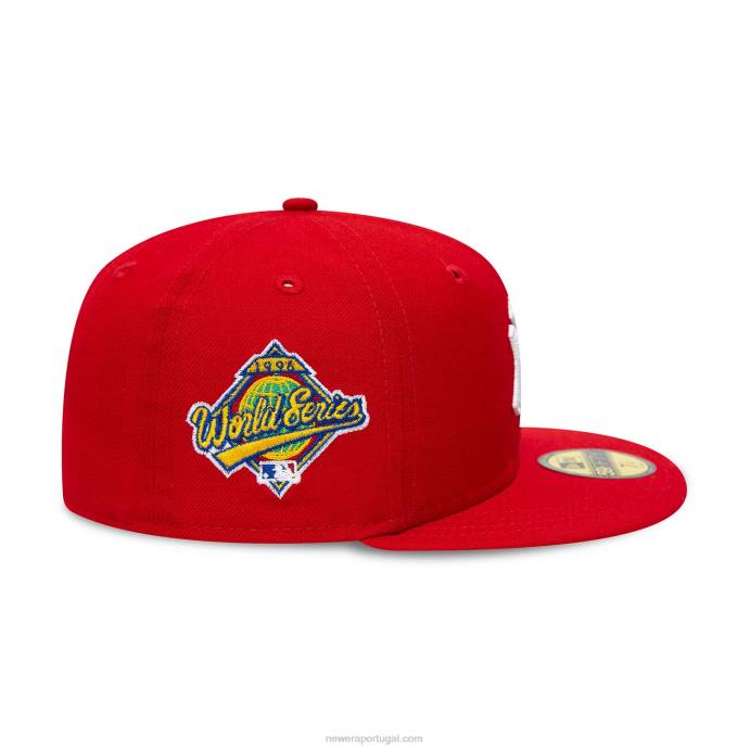FFTN263 New Era New York Yankees World Series Red Boné 59Fifty