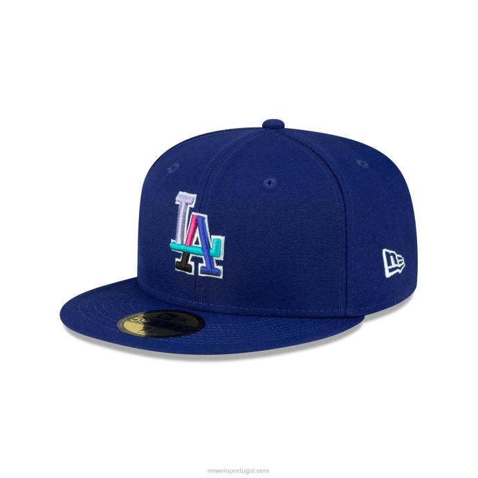 FFTN266 New Era boné la dodgers polarlights azul escuro 59fifty