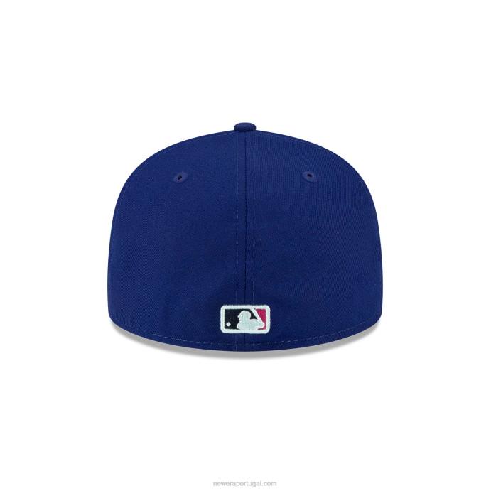 FFTN266 New Era boné la dodgers polarlights azul escuro 59fifty