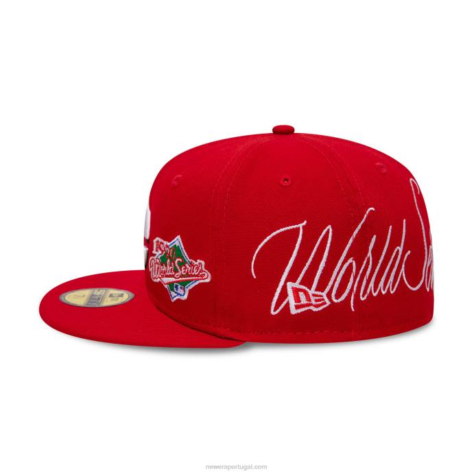 FFTN274 New Era Boné Cincinnati Reds Historical Champs Red 59Fifty