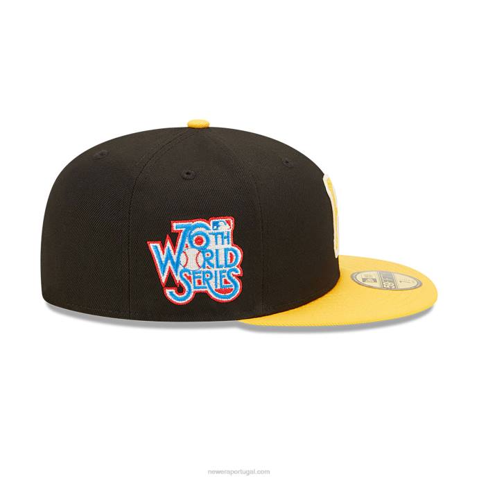 FFTN278 New Era boné justo pittsburgh pirates ne letterman preto 59fifty