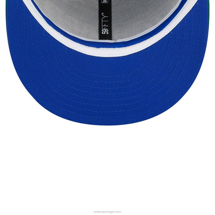 FFTN27 New Era boné ajustado Detroit pistões autênticos City Green 59fifty