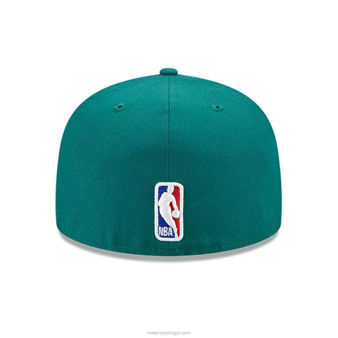 FFTN27 New Era boné ajustado Detroit pistões autênticos City Green 59fifty