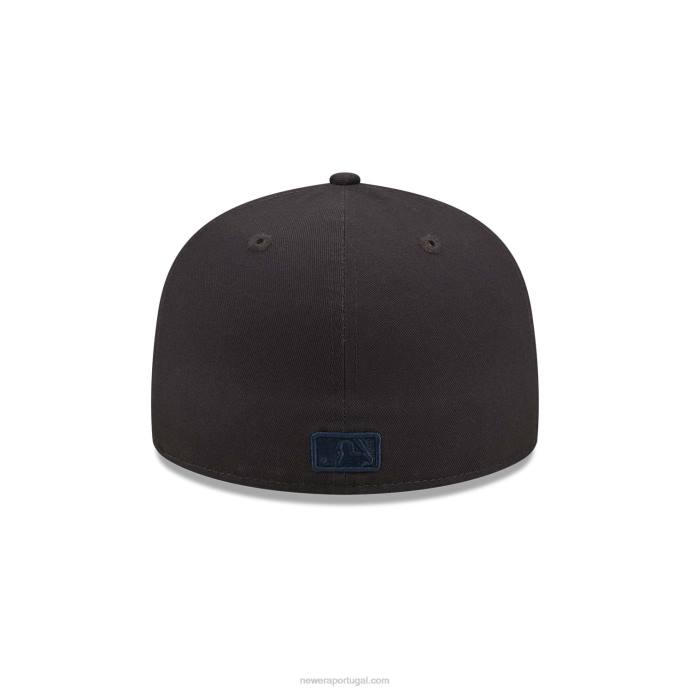 FFTN280 New Era Boné New York Yankees Patch Blue 59Fifty