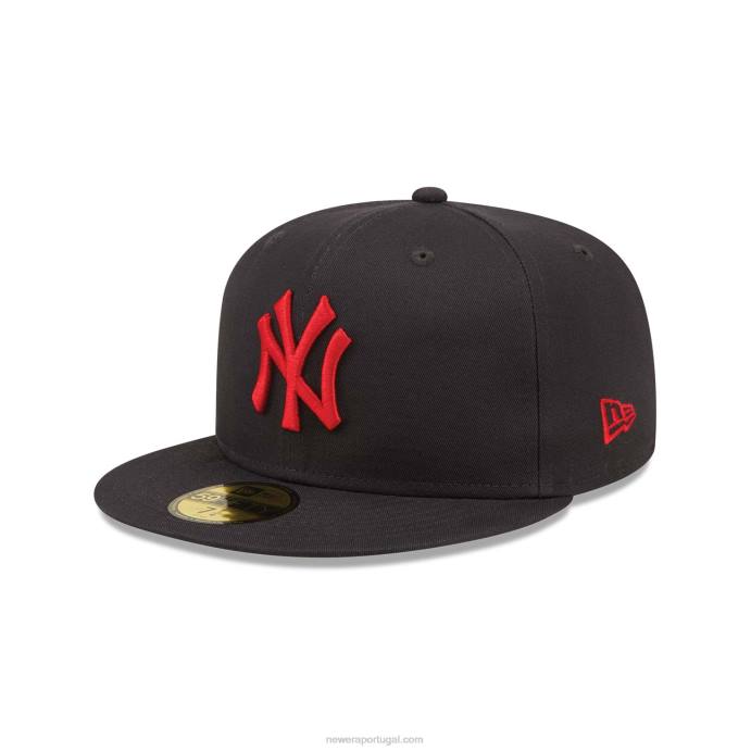 FFTN280 New Era Boné New York Yankees Patch Blue 59Fifty