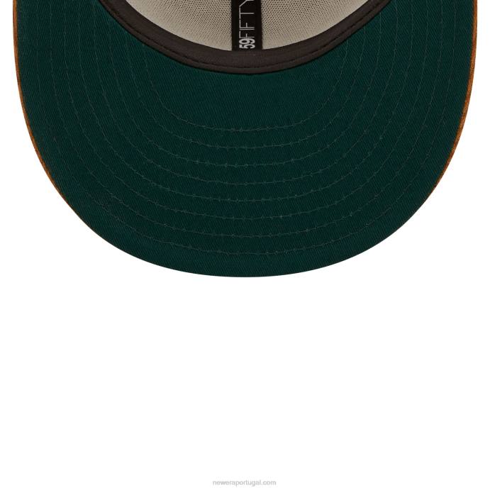 FFTN281 New Era detroit tigers cordão viseira pedra 59fifty boné ajustado