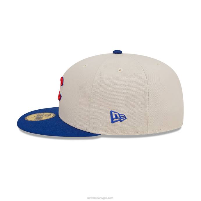 FFTN285 New Era Boné chicago cubs fall clássico branco 59fifty