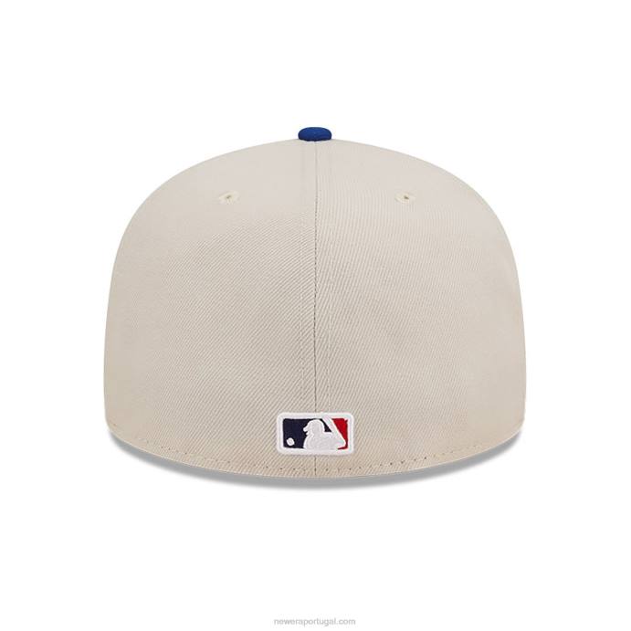 FFTN285 New Era Boné chicago cubs fall clássico branco 59fifty