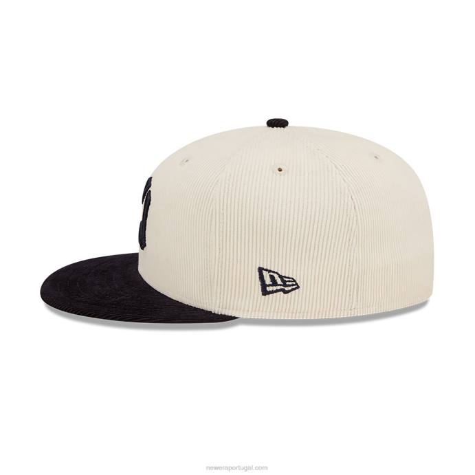 FFTN286 New Era Boné New York Yankees Cooperstown Branco 59Fifty