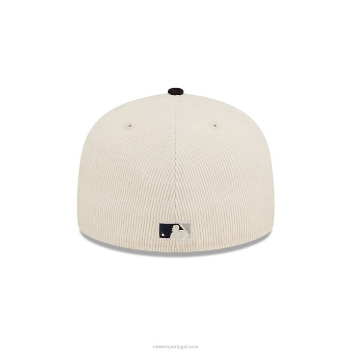 FFTN286 New Era Boné New York Yankees Cooperstown Branco 59Fifty