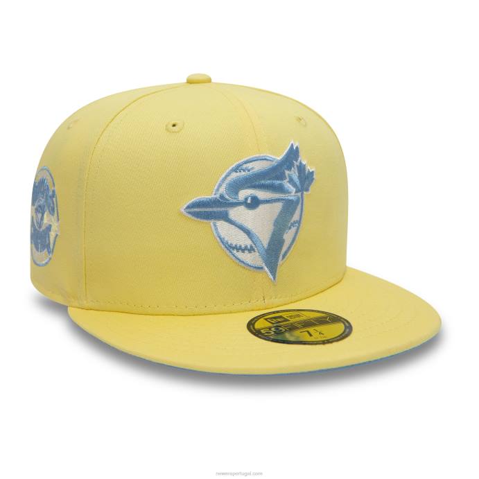 FFTN290 New Era toronto blue jays world series boné amarelo 59fifty
