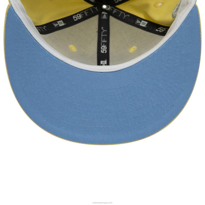FFTN290 New Era toronto blue jays world series boné amarelo 59fifty