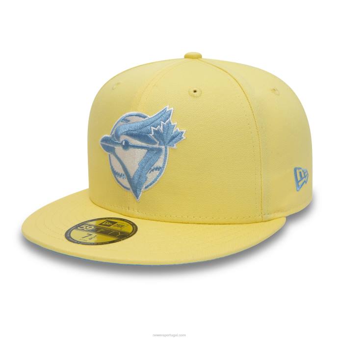 FFTN290 New Era toronto blue jays world series boné amarelo 59fifty