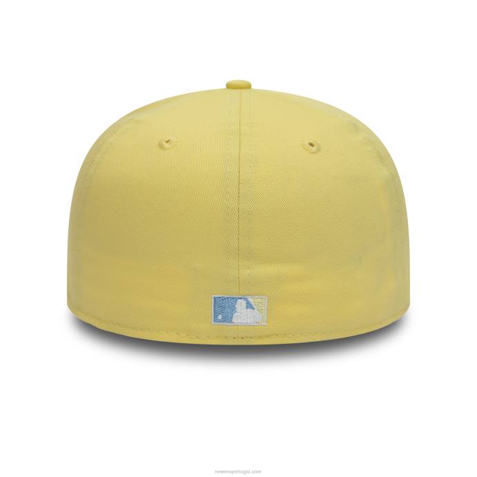 FFTN290 New Era toronto blue jays world series boné amarelo 59fifty