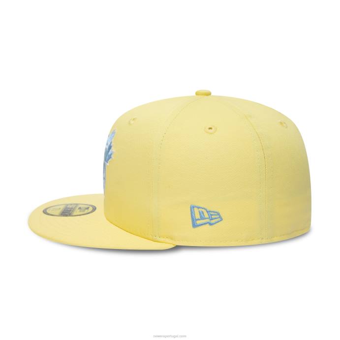 FFTN290 New Era toronto blue jays world series boné amarelo 59fifty