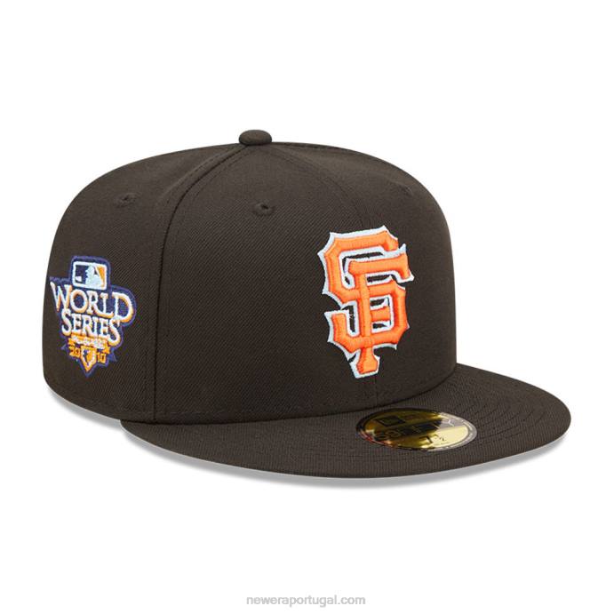 FFTN298 New Era Boné San Francisco Giants MLB Cloud Black 59 Fifty