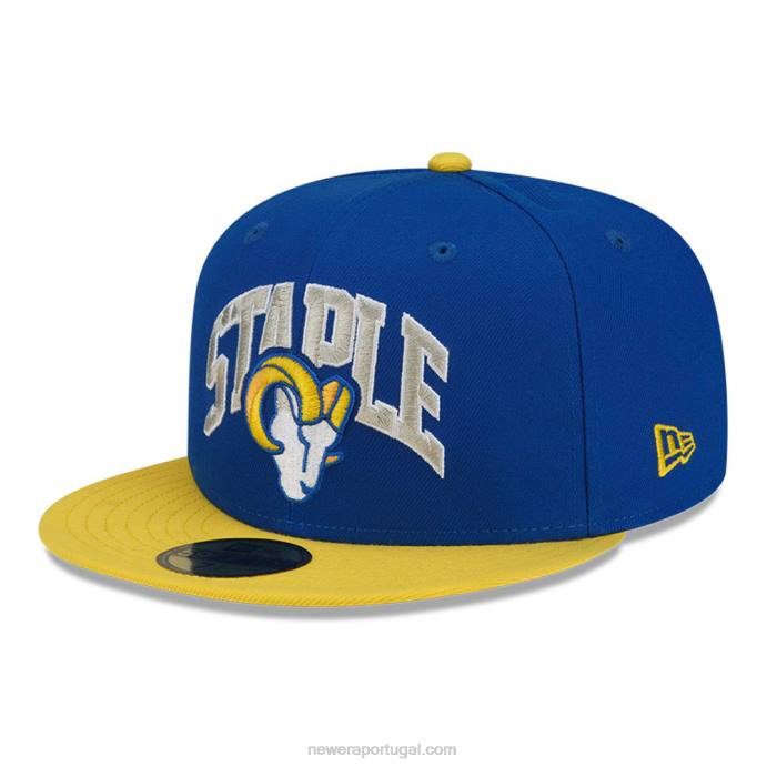 FFTN299 New Era boné la rams x grampo azul 59fifty