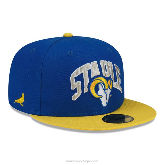 FFTN299 New Era boné la rams x grampo azul 59fifty