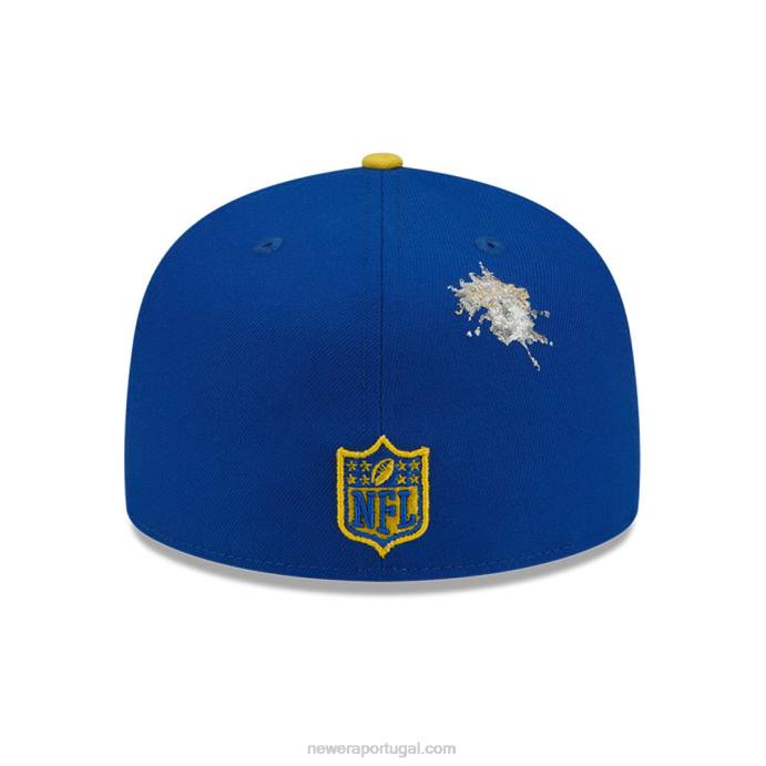 FFTN299 New Era boné la rams x grampo azul 59fifty