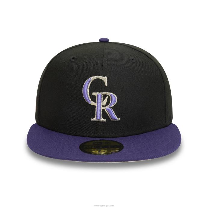 FFTN29 New Era boné preto colorado rockies 1995 59fifty