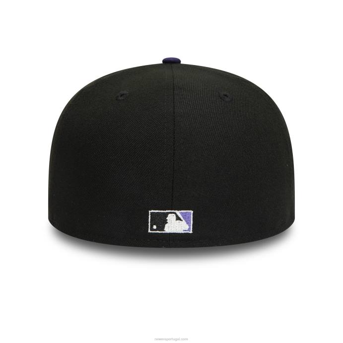 FFTN29 New Era boné preto colorado rockies 1995 59fifty