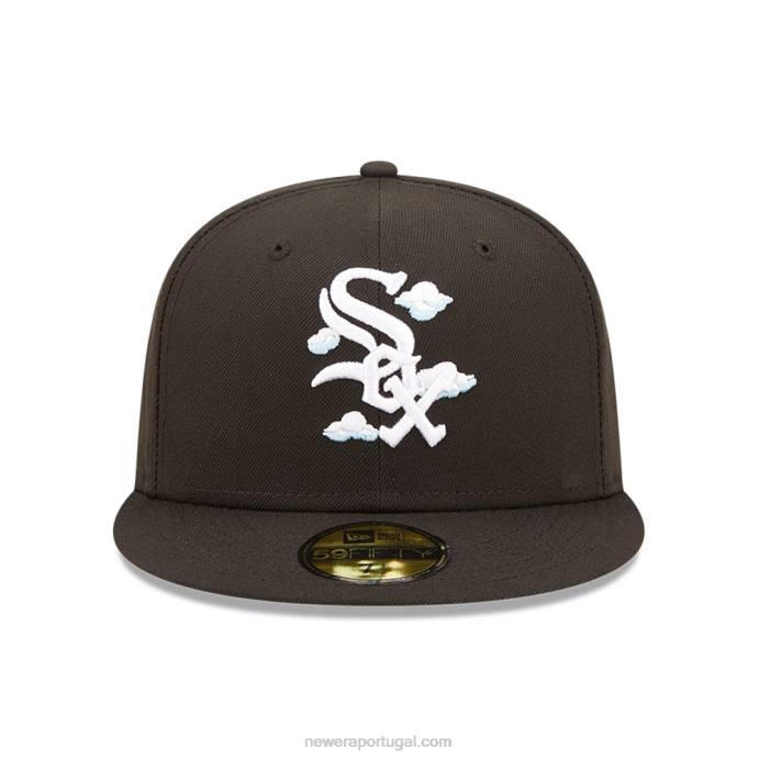 FFTN302 New Era chicago white sox comic cloud boné preto 59fifty