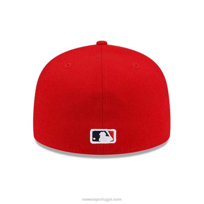 FFTN305 New Era st. Louis Cardinals Viseira Bloom Red Boné 59 Fifty