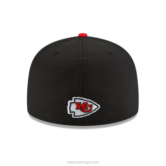 FFTN307 New Era Boné kansas city chiefs nfl draft black 59fifty