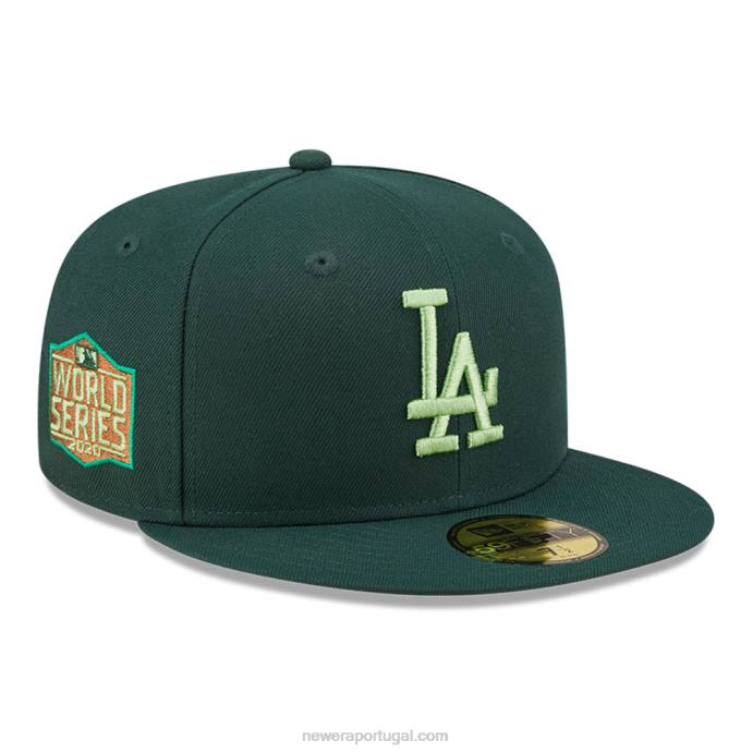 FFTN308 New Era la dodgers mlb state fruit green 59fifty cap