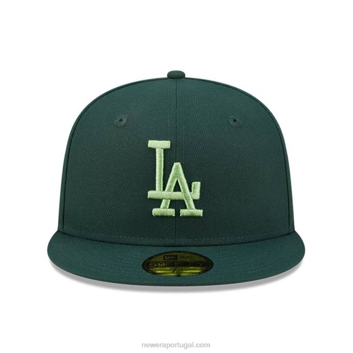 FFTN308 New Era la dodgers mlb state fruit green 59fifty cap