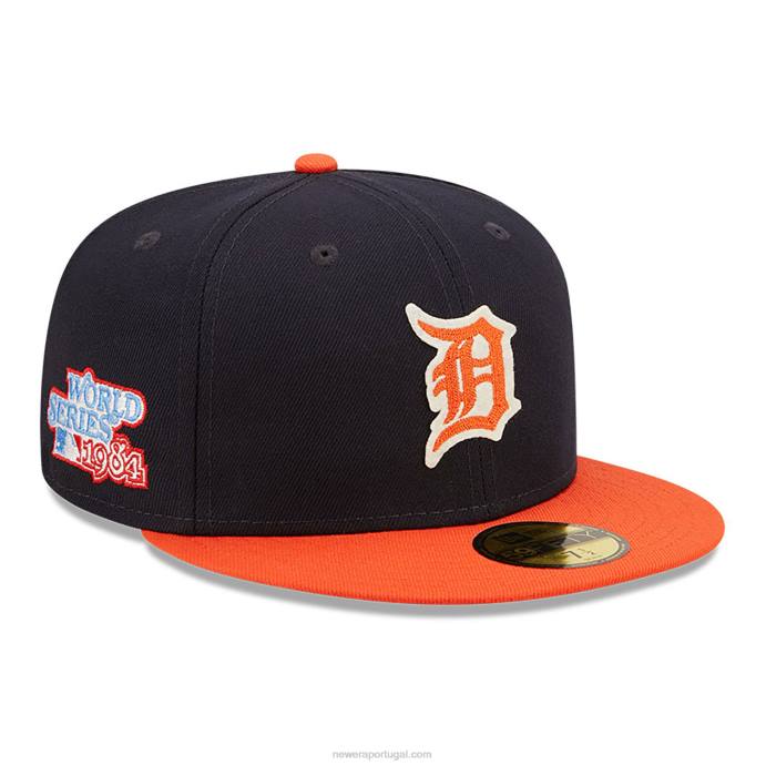 FFTN30 New Era boné detroit tigers ne letterman navy 59fifty