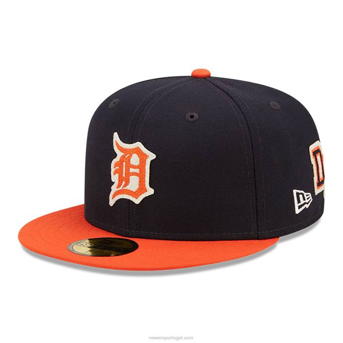 FFTN30 New Era boné detroit tigers ne letterman navy 59fifty
