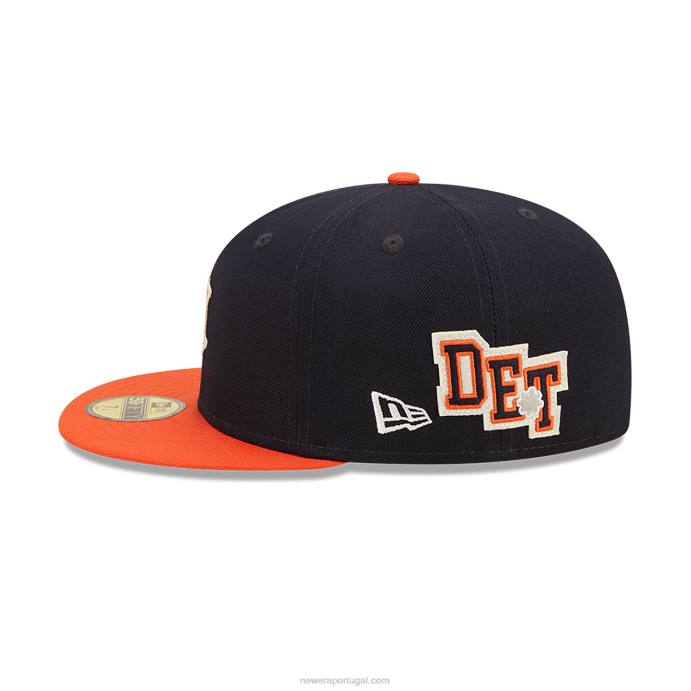 FFTN30 New Era boné detroit tigers ne letterman navy 59fifty