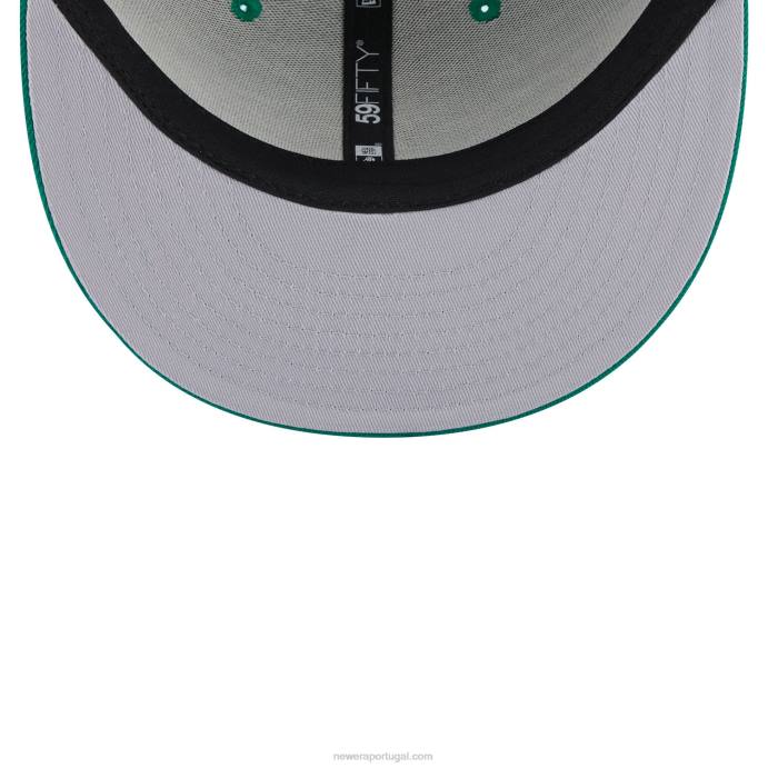 FFTN311 New Era boné detroit tigers dia de são patrício verde 59fifty