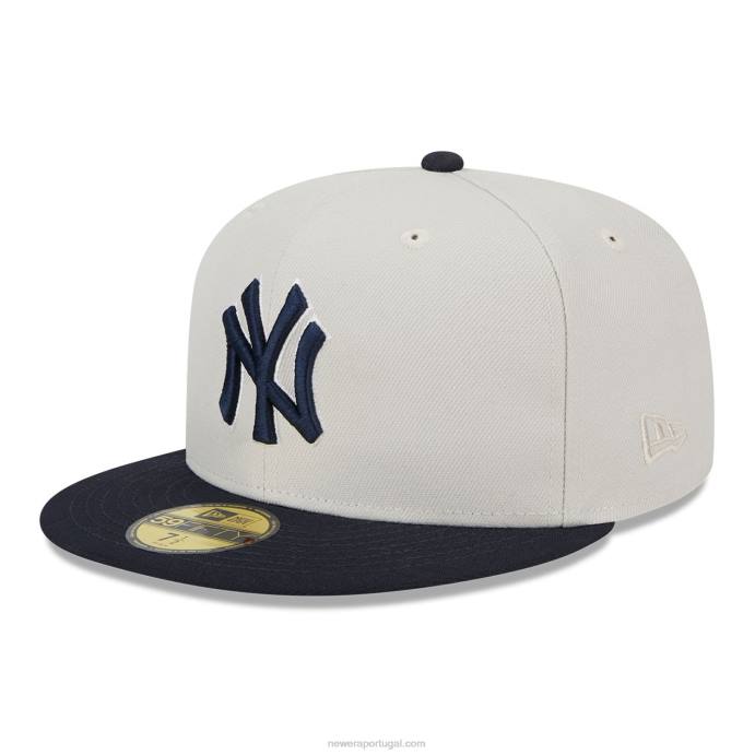 FFTN315 New Era new york yankees varsity letter stone 59fifty boné ajustado