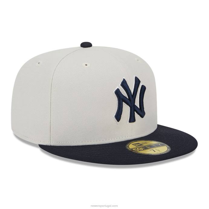 FFTN315 New Era new york yankees varsity letter stone 59fifty boné ajustado