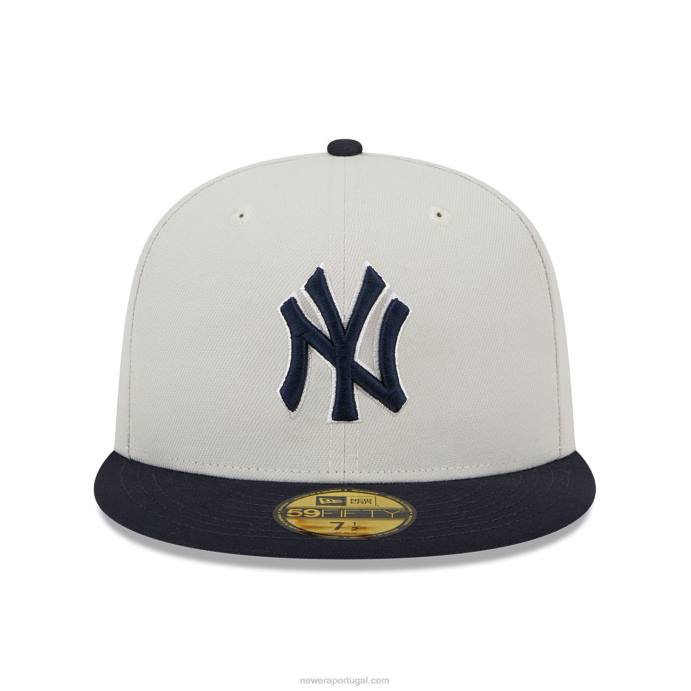 FFTN315 New Era new york yankees varsity letter stone 59fifty boné ajustado
