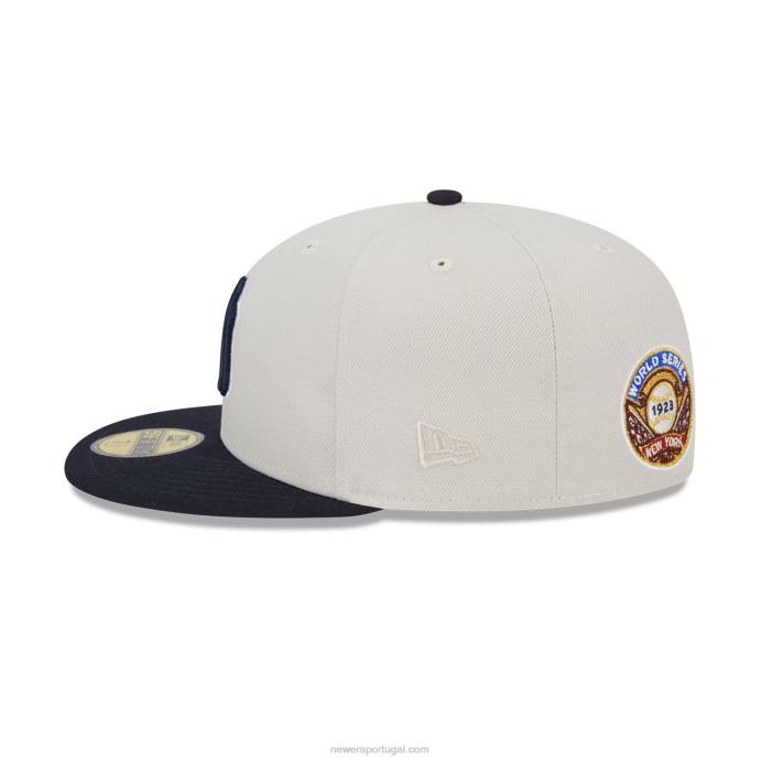 FFTN315 New Era new york yankees varsity letter stone 59fifty boné ajustado