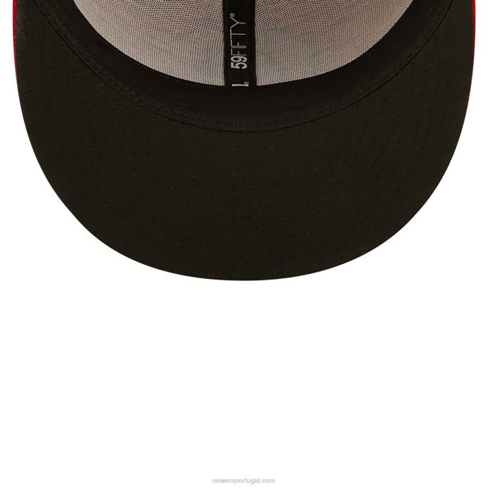 FFTN317 New Era boné justo chattanooga lookouts milb vermelho 59fifty