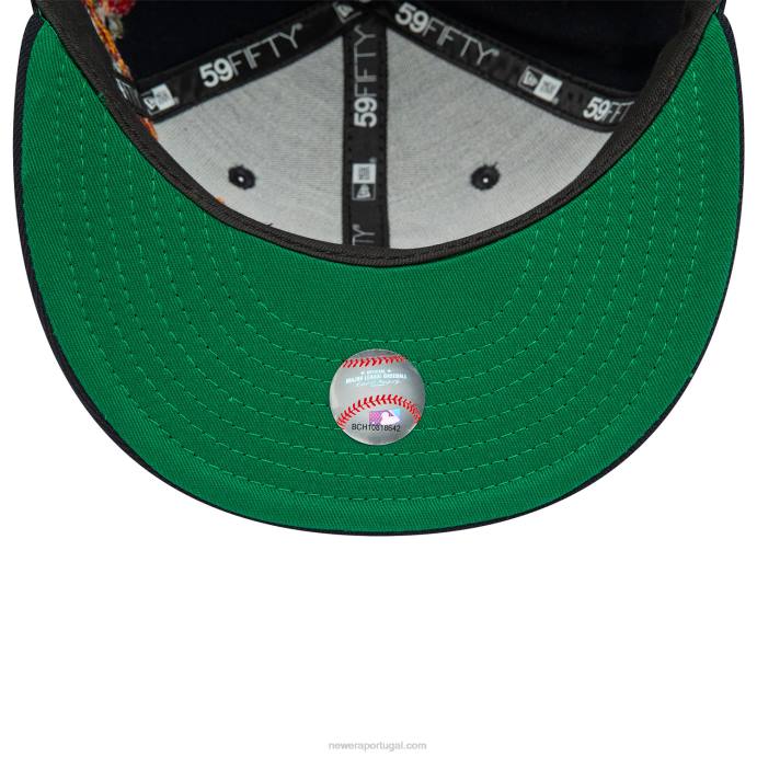 FFTN319 New Era boné ajustado New York Yankees mlb azul marinho 59fifty