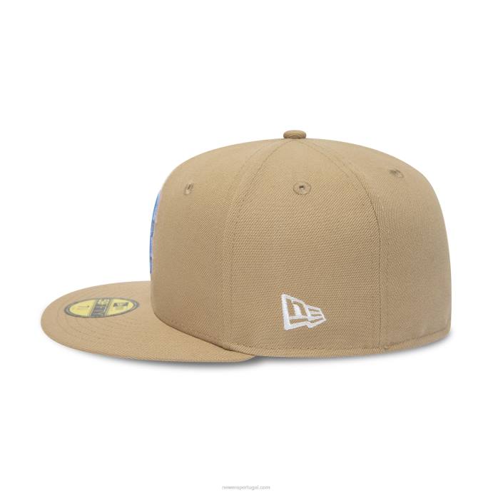 FFTN31 New Era boton red sox 2004 world series tan 59fifty boné ajustado
