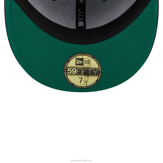 FFTN323 New Era boston red sox boné vintage com cordão marinho 59fifty