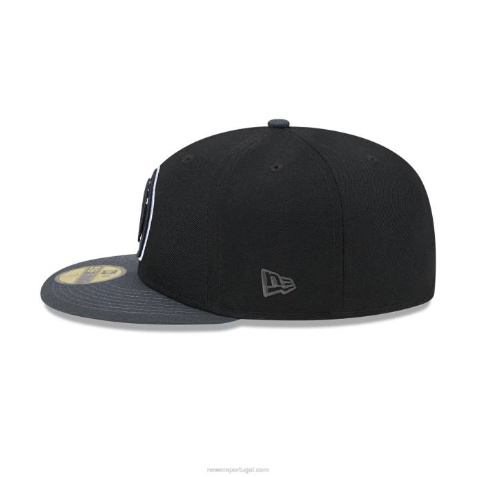 FFTN324 New Era brooklyn nets nba all star game boné preto 59fifty