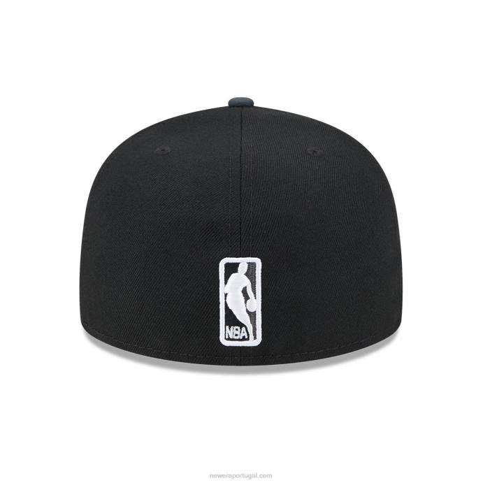 FFTN324 New Era brooklyn nets nba all star game boné preto 59fifty