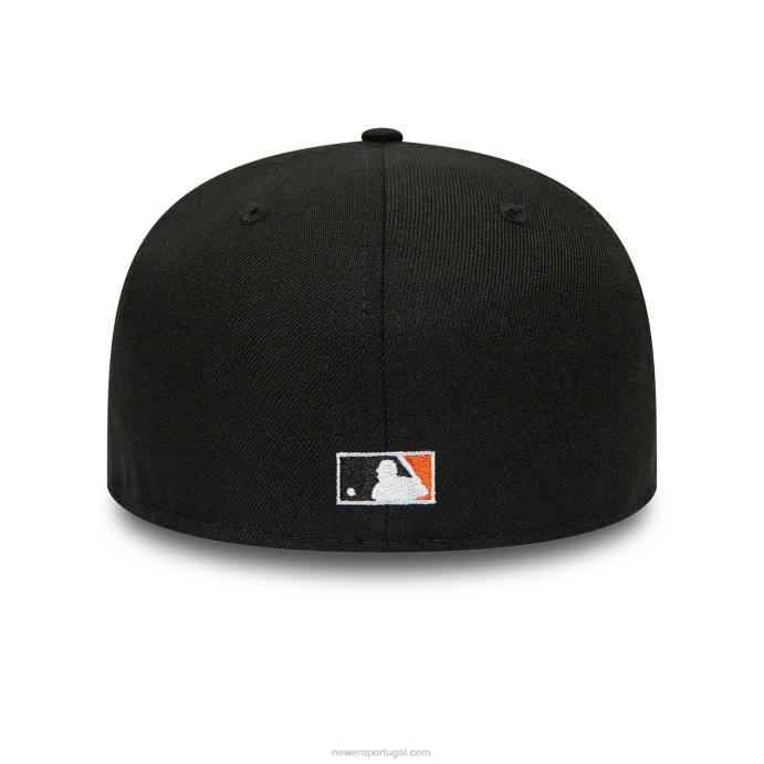 FFTN327 New Era baltimore orioles 50º aniversário boné preto 59fifty