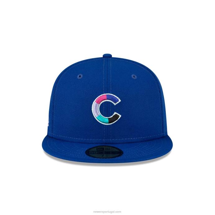FFTN328 New Era chicago cubs boné azul polarlights 59fifty