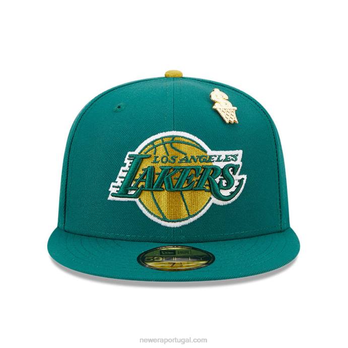 FFTN332 New Era boné la lakers max bet verde 59fifty