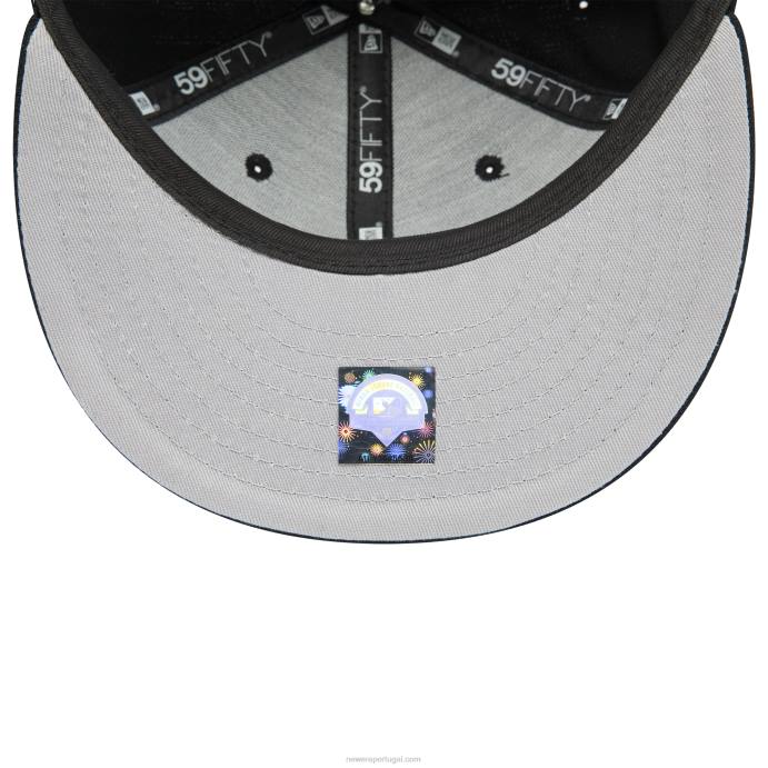 FFTN335 New Era Boné Lehigh Valley IronPigs Milb Preto 59Fifty