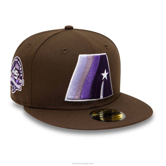 FFTN339 New Era Boné houston astros a star brown 59fifty ajustado