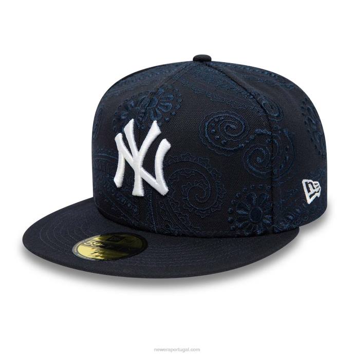 FFTN341 New Era boné New York Yankees mlb redemoinho azul 59fifty